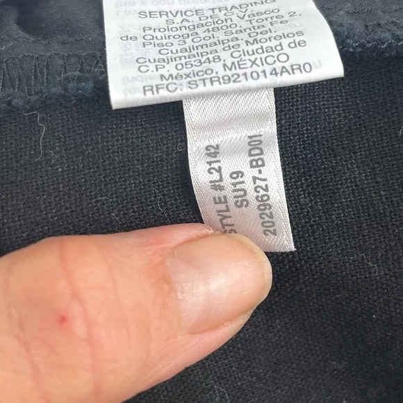 J.Crew 4” Linen Cotton Scalloped Hem Shorts Black 6 - Picture 10 of 10